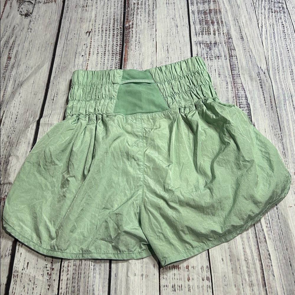 Free People Movement The Way Home Shorts Size S Mint Green High Rise - Picture 3 of 5